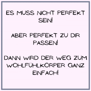 Mehr über den Artikel erfahren Unterstützung auf dem Weg zum Wohlfühlkörper